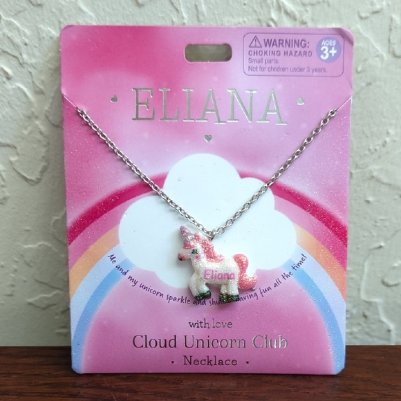 Mulberry Studios Other - 🌟3/$20 Cloud Unicorn Club Personalized Necklace "Eliana" by Mulberry Studios